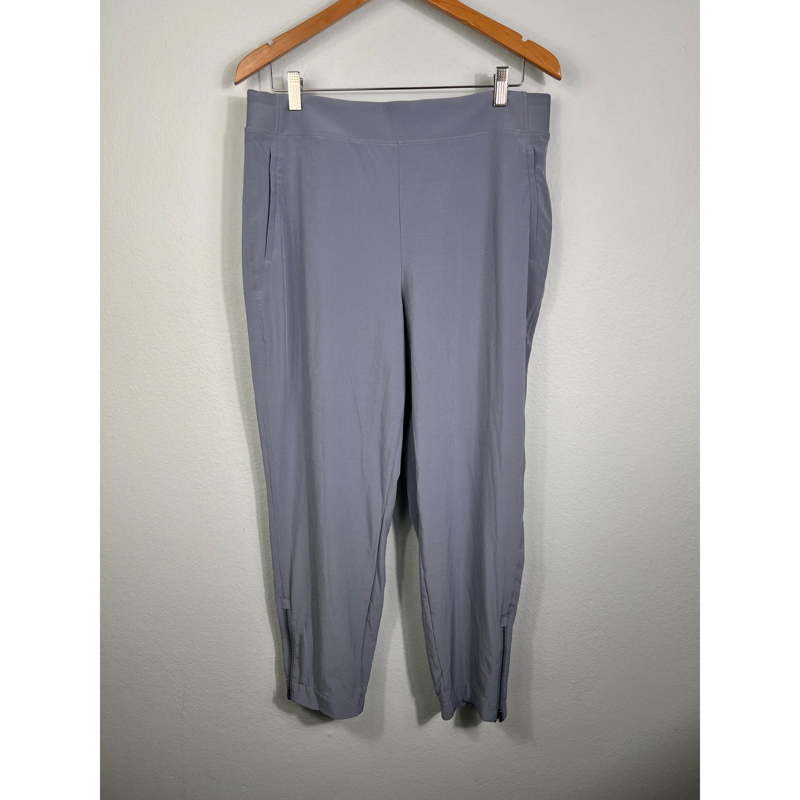 Athleta Brooklyn Heights High Rise Jogger Coastline Blue Gray Size 14 Women's